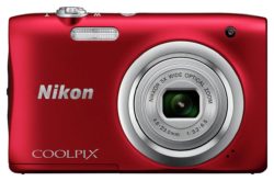 Nikon - Coolpix A100 20MP 5x - Zoom - Compact Camera - Red